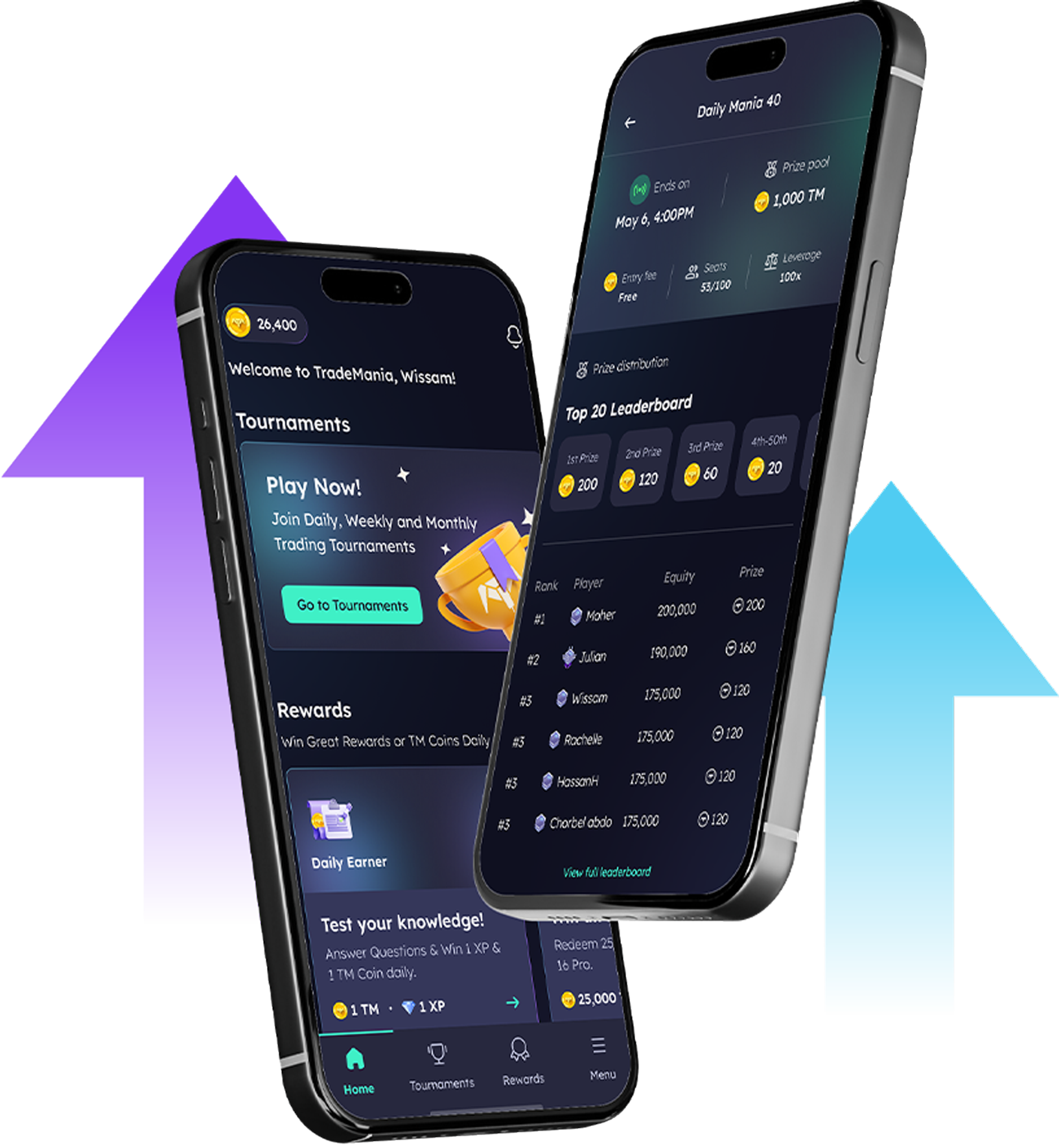 TradeMania App on Mobile Devices