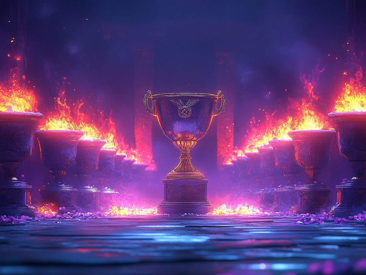 trading tournament trophy for winning trader